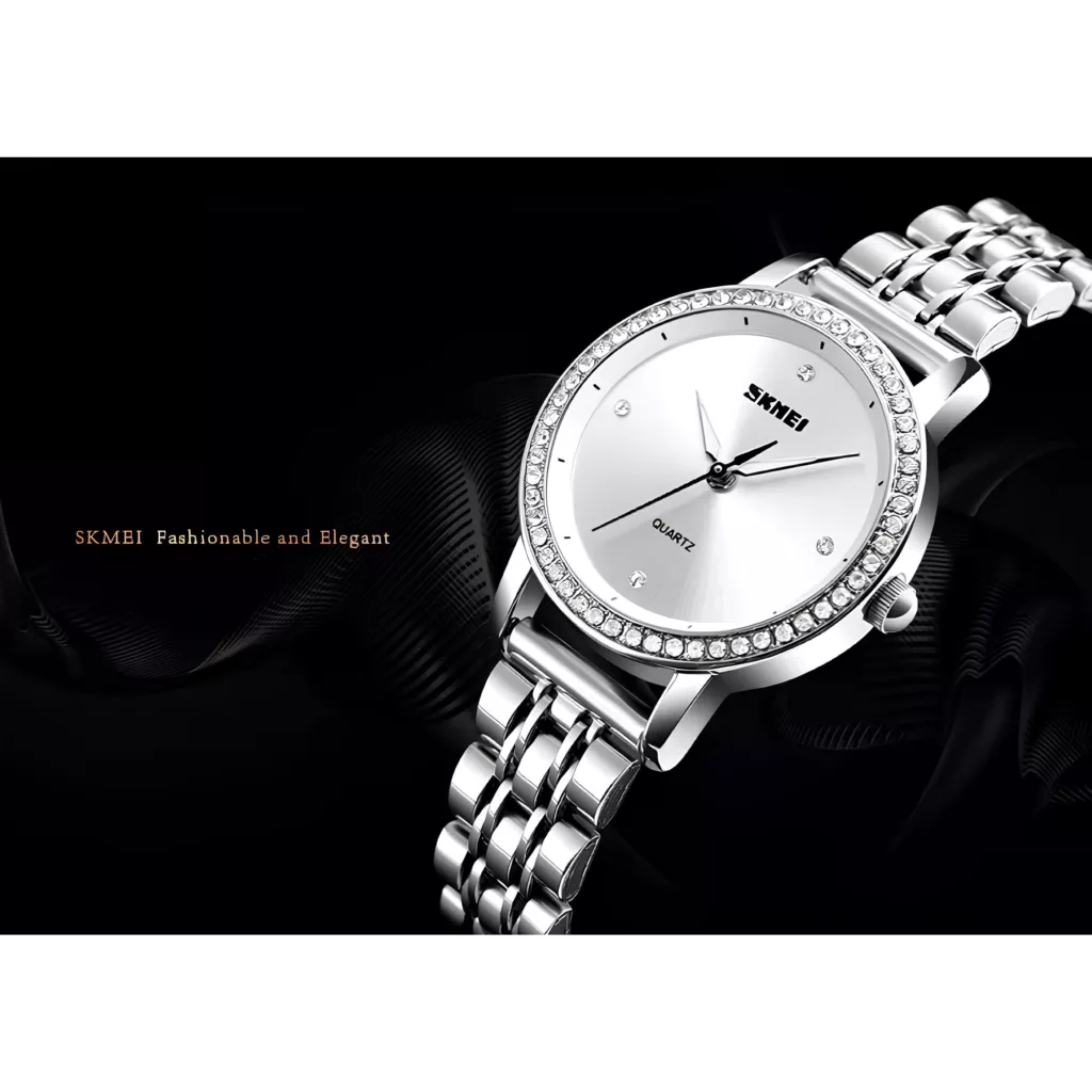 ساعت مچی عقربه‌ای زنانه اسکمی مدل 1͏31͏1͏-SLV