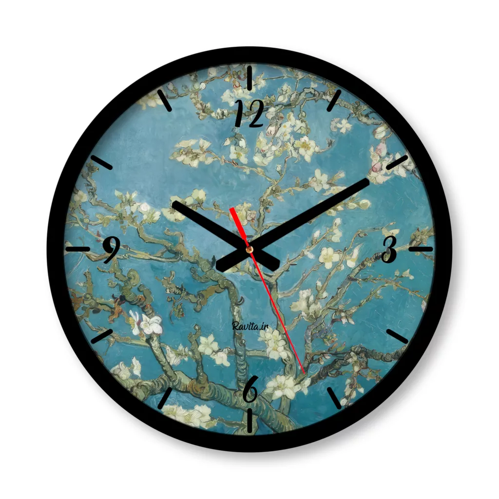 ساعت دیواری راویتا مدل ونگوگ کد 3559