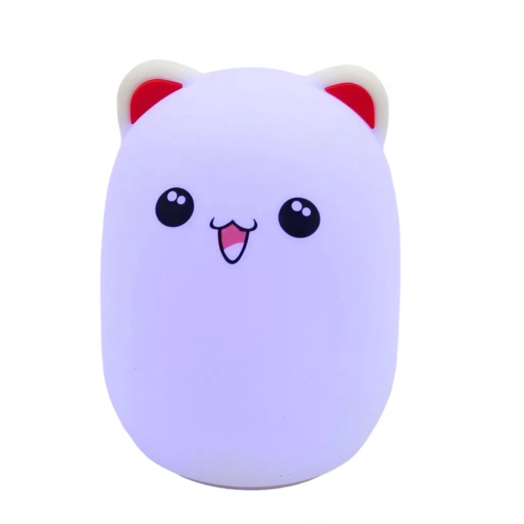 چراغ خواب کودک ناب سل مدل خرس کوچولو شارژی سیلیکونی BUD BEAR SILICONE LAMP