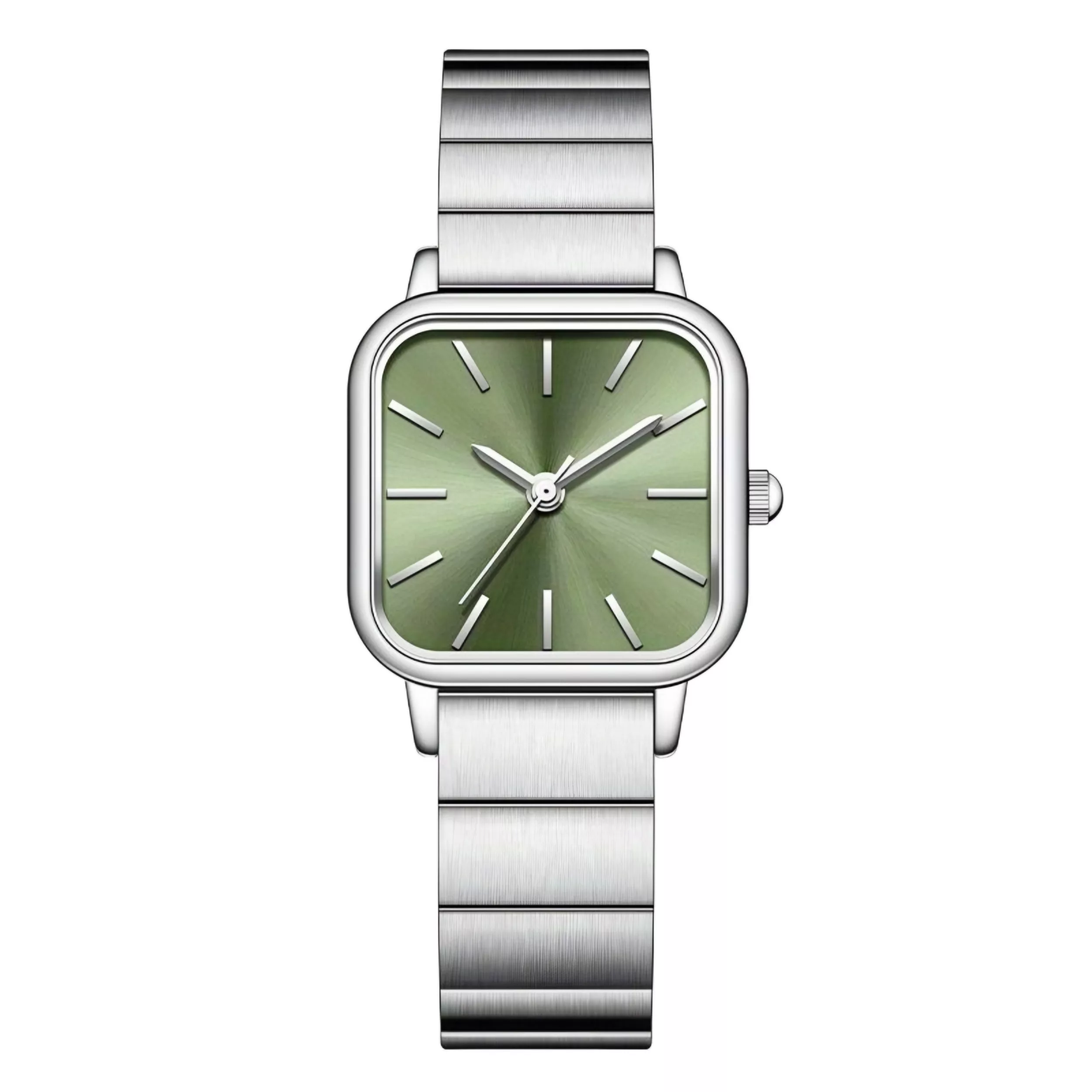 ساعت مچی عقربه ای زنانه مدل کلاسیک بند ریلی فلزی کد 3