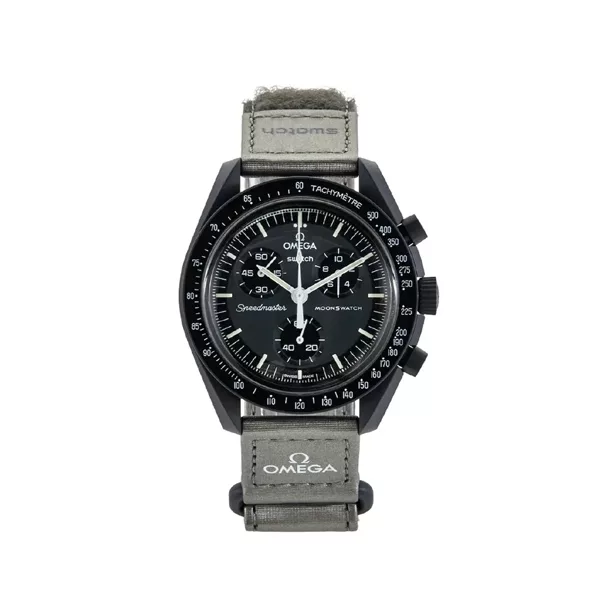 ساعت مچی عقربه‌ای مکانیکی مدل Swatch x Omega Bioceramic Moonswatch Mission to the Sun