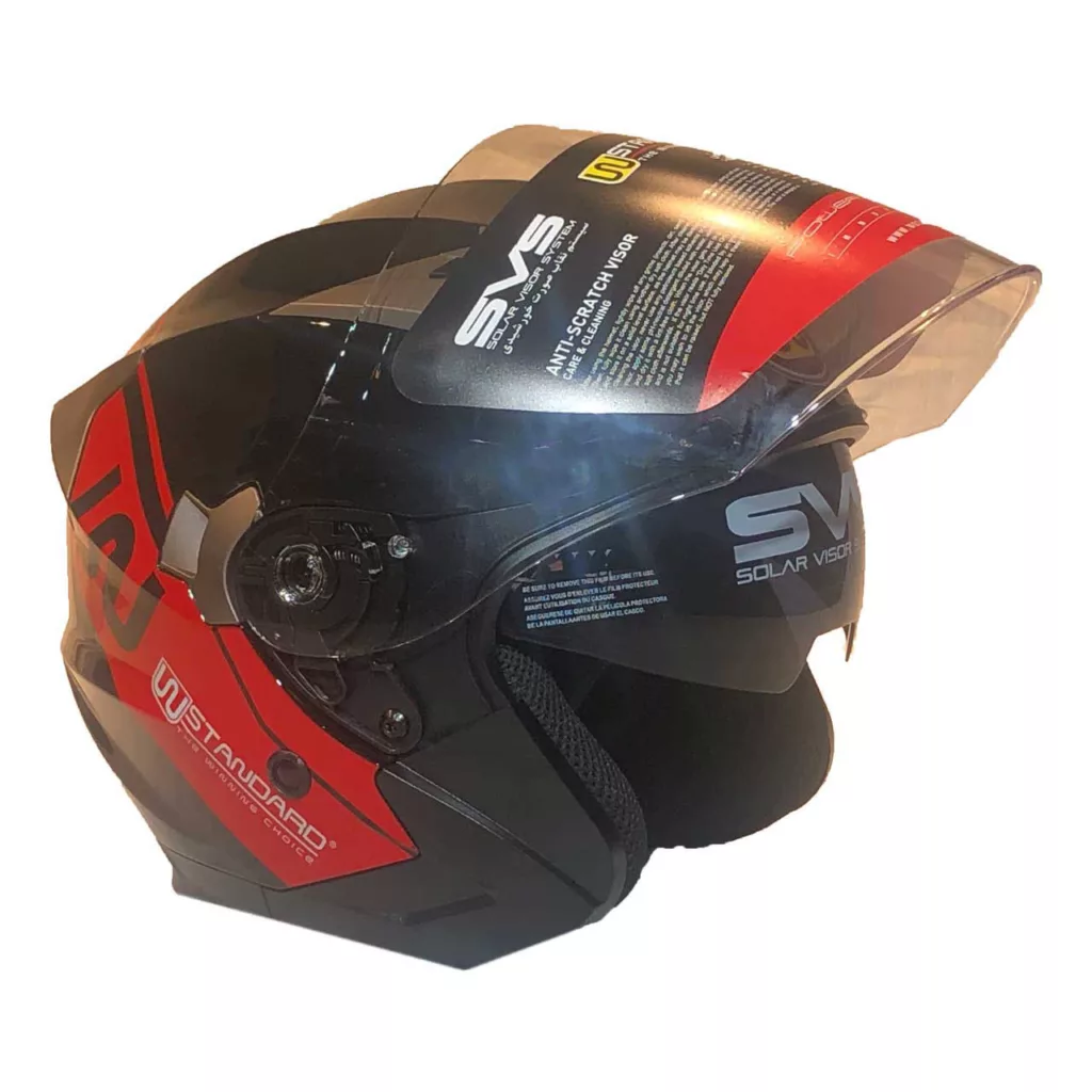 کلاه کاسکت دبلیو استاندارد مدل Red_Bright_BF