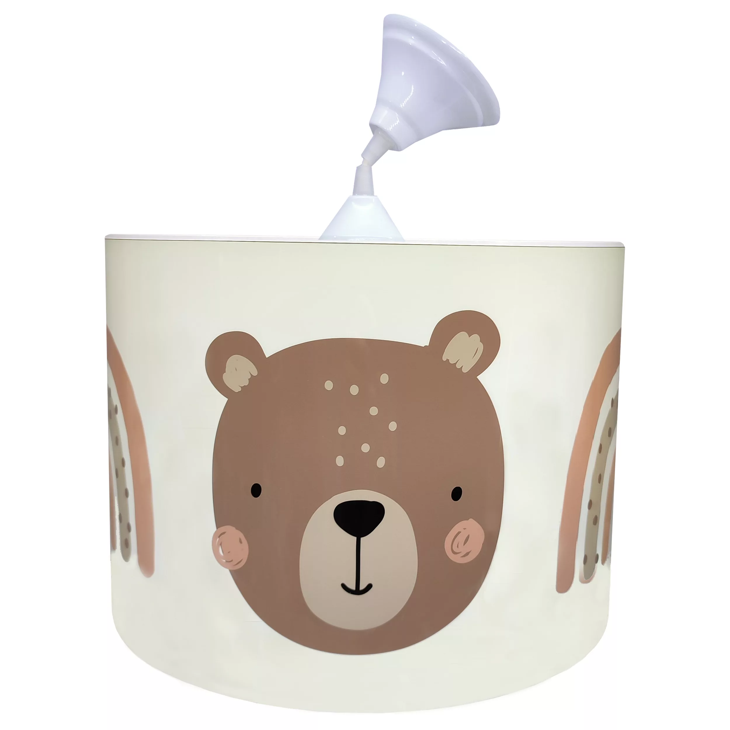 لوستر کودک مدل خرس و رنگین کمان