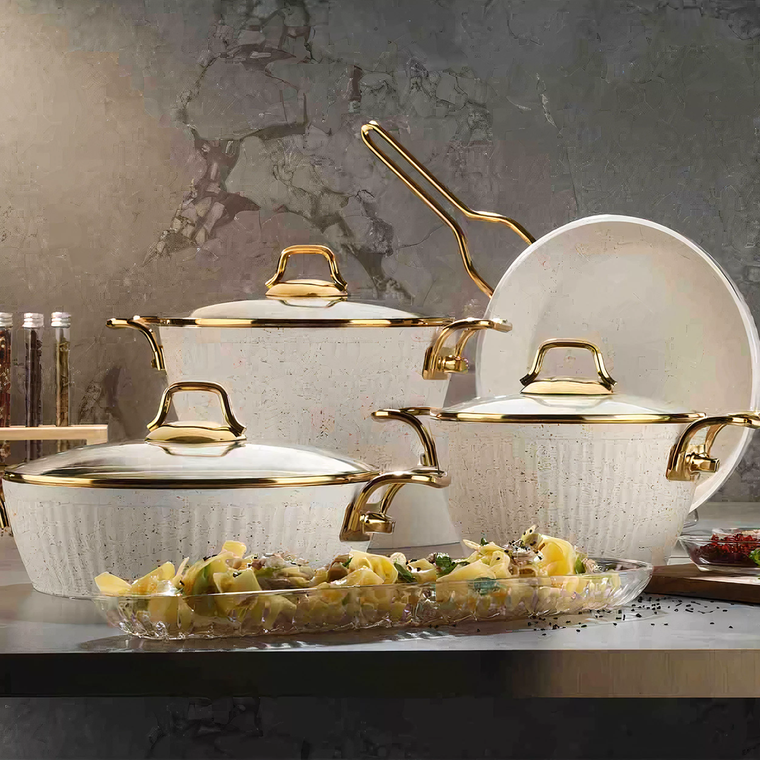 سرویس پخت و پز 7 پارچه لینس مدل Maya