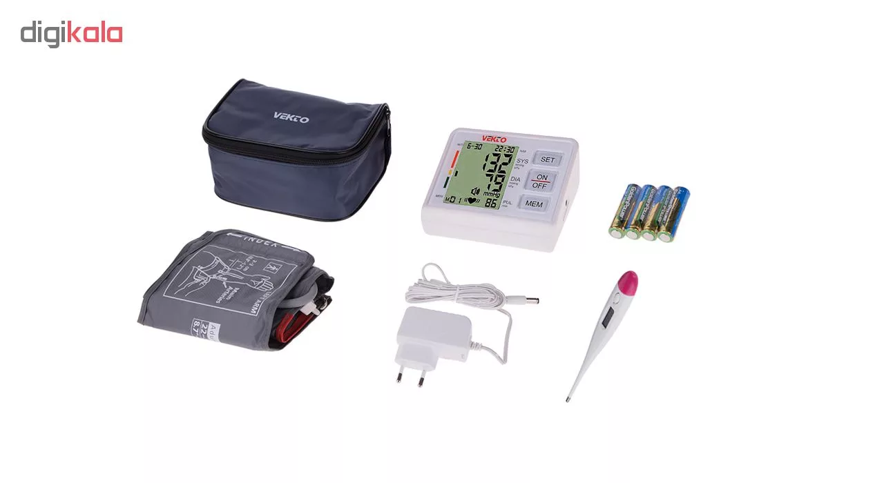 فشارسنج دیجیتال بازویی وکتو مدل PG-800B15S به همراه ترمومتر دیجیتال