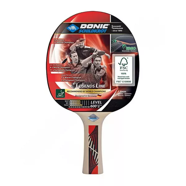راکت پینگ پنگ دونیک مدل شیلدکروت لجند لاین 600 OLK