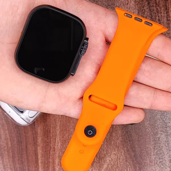 ساعت هوشمند 50 میلی متری اسمارت واچ مدل WISME-M2 با بند سیلیکونی به همراه هدفون