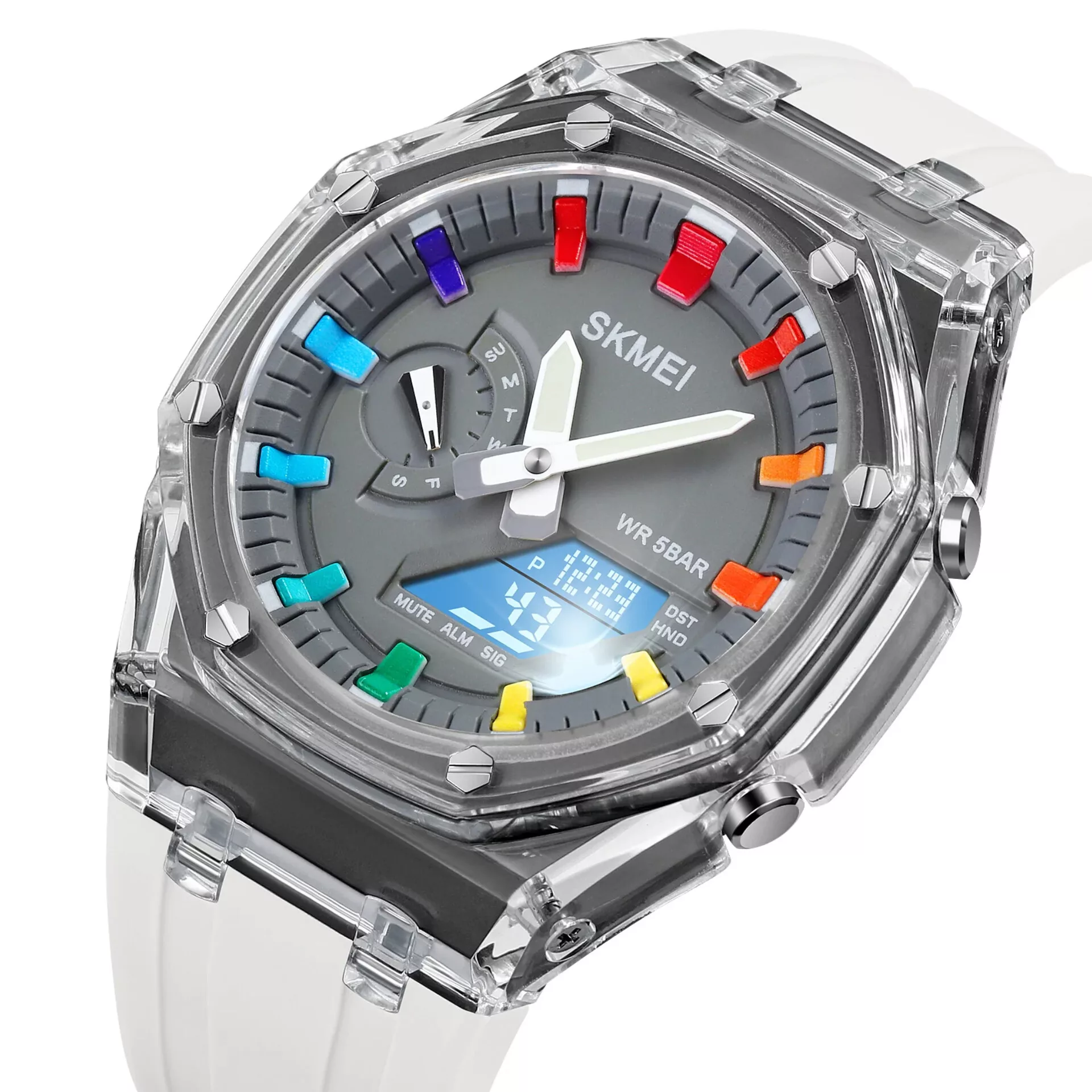 ساعت مچی عقربه ای اسکمی مدل 2100 WG