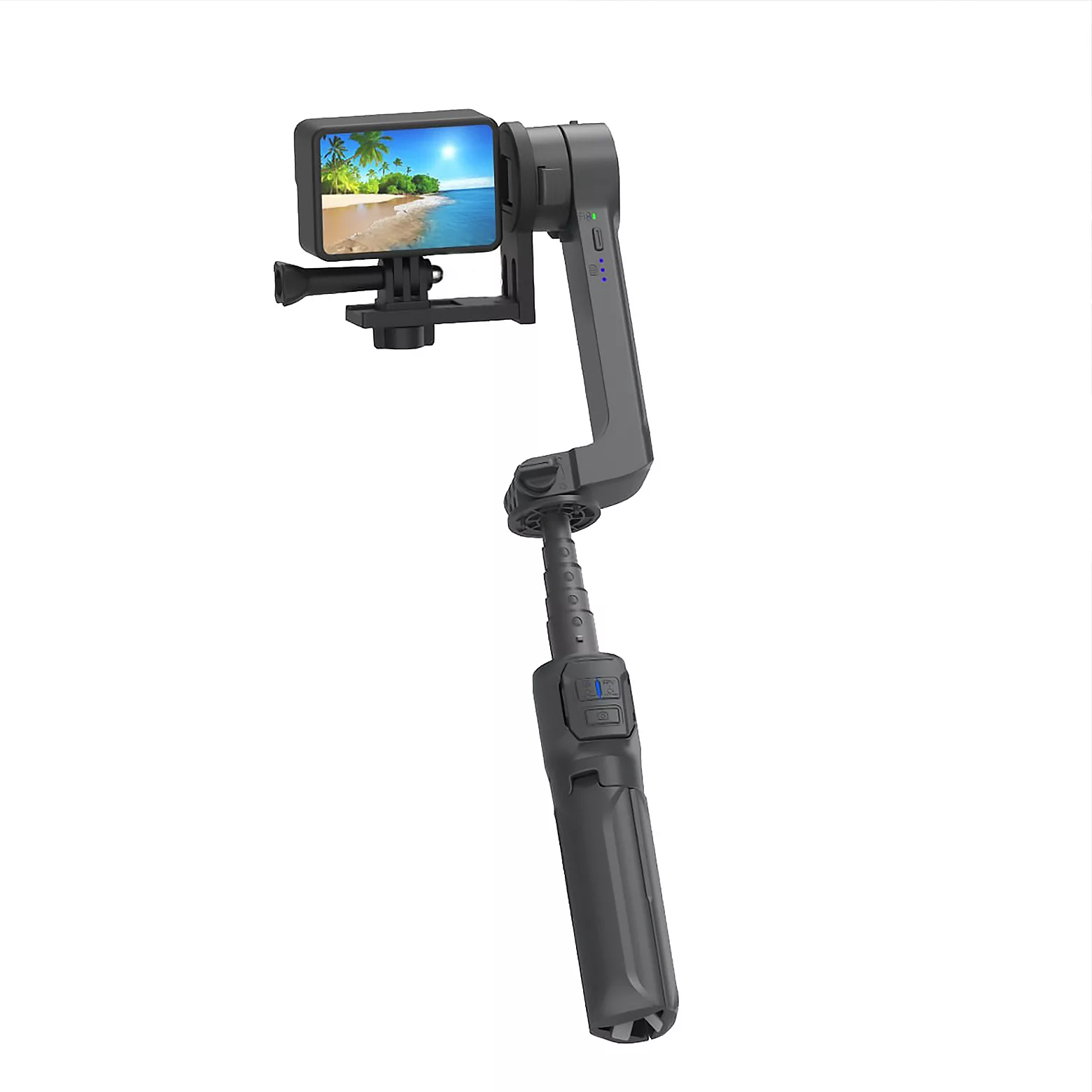 پایه نگهدارنده گوشی موبایل پرودو مدل Porodo 2-Axis Gimbal Stablizer