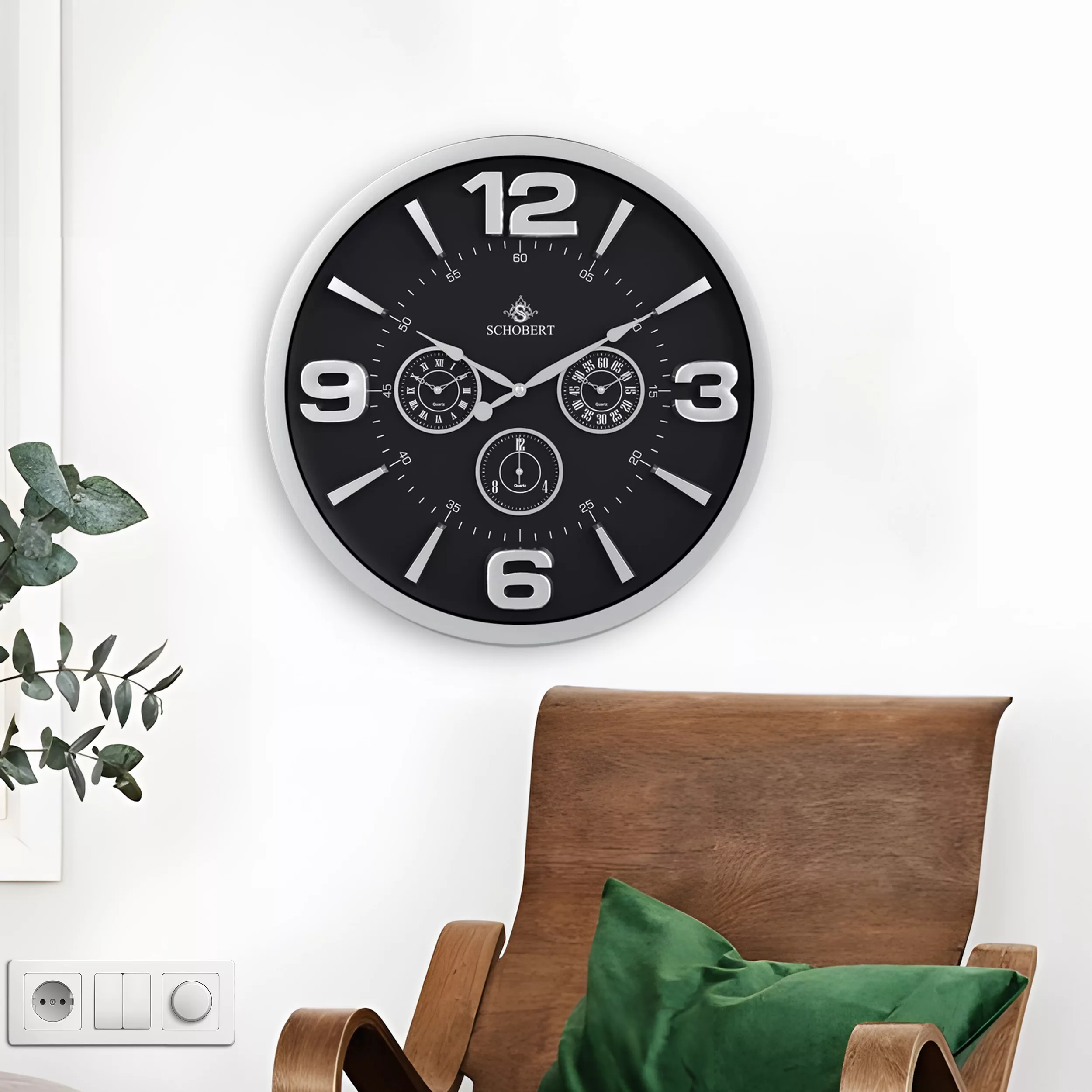 ساعت دیواری شوبرت مدل 5311 QN الگانت