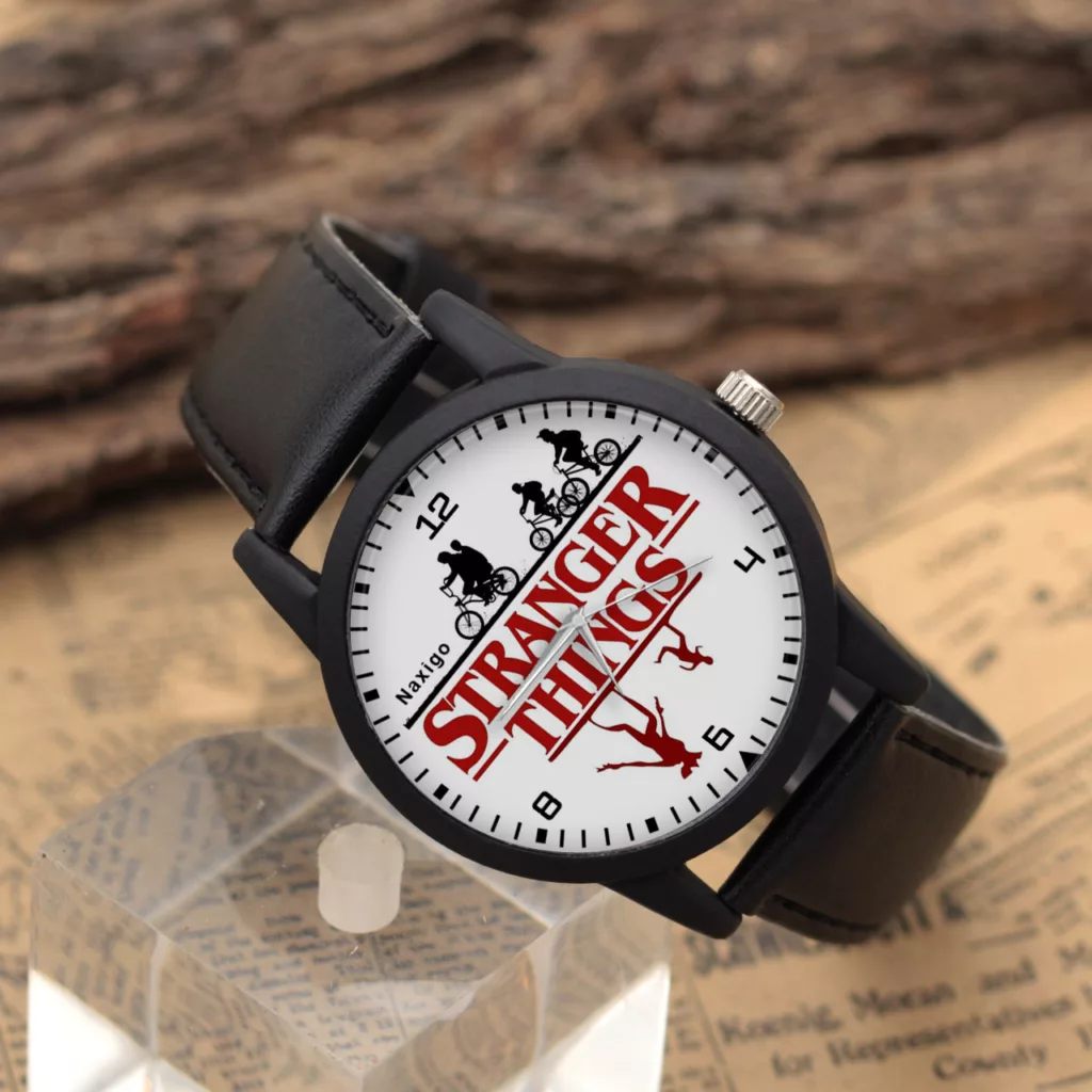 ساعت مچی عقربه ای ناکسیگو طرح Stranger Things کد LF4246
