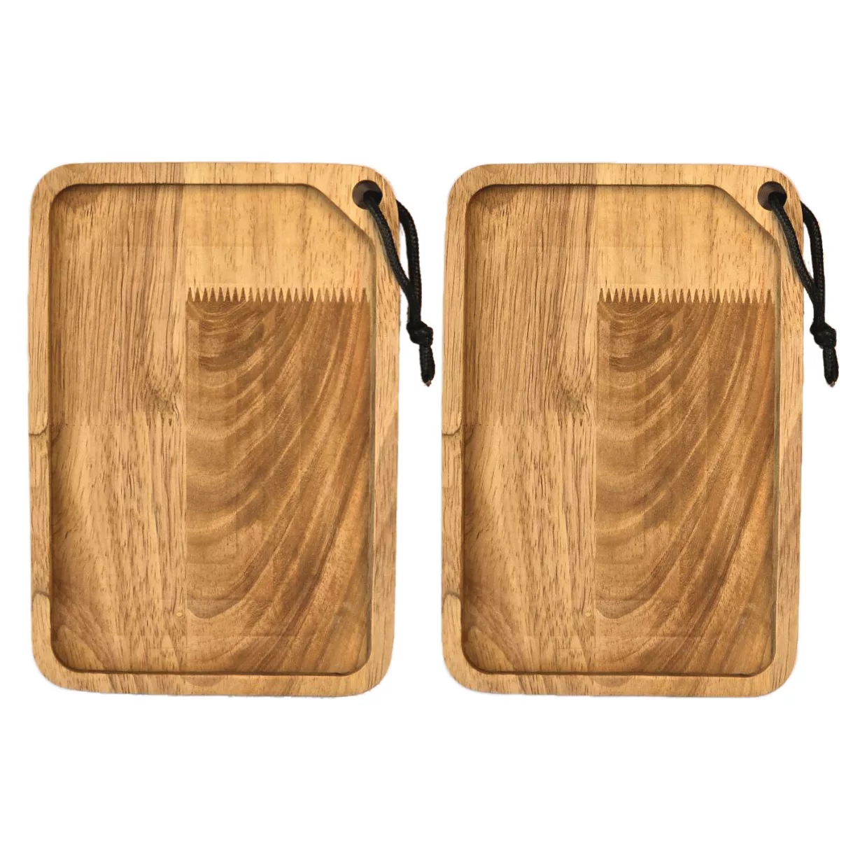 بشقاب سفری لیمو کمپ مدل چوبی بسته دو عددی