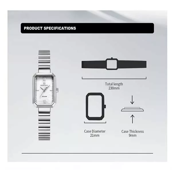 ساعت مچی عقربه‌ای کوارتز زنانه نیوی فورس مدل NF5050SW