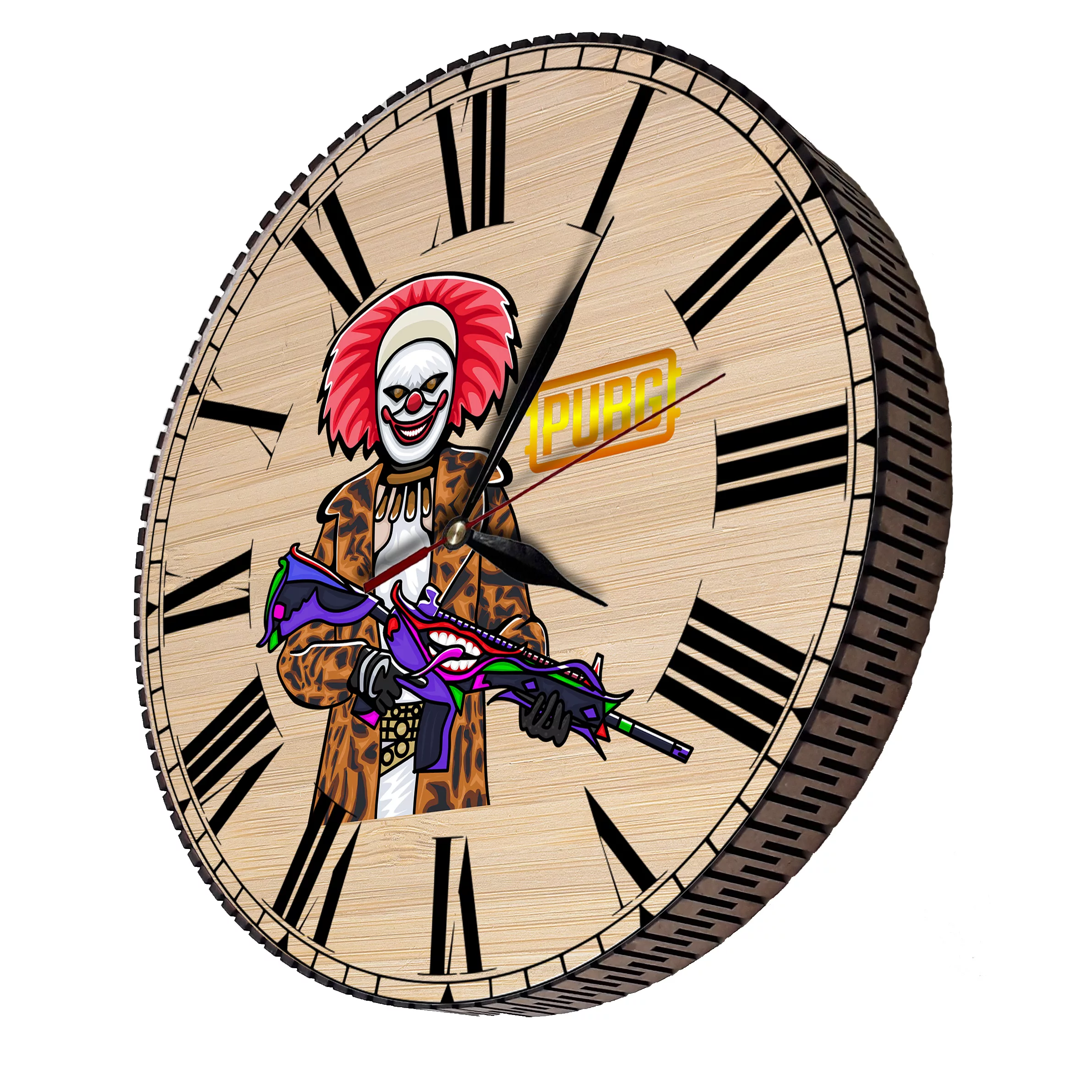 ساعت دیواری مدل پابجی