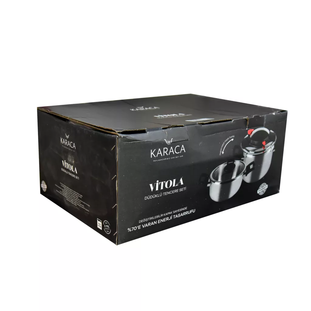 زودپز دوقلو کاراجا کد 6881 گنجایش 6 لیتر