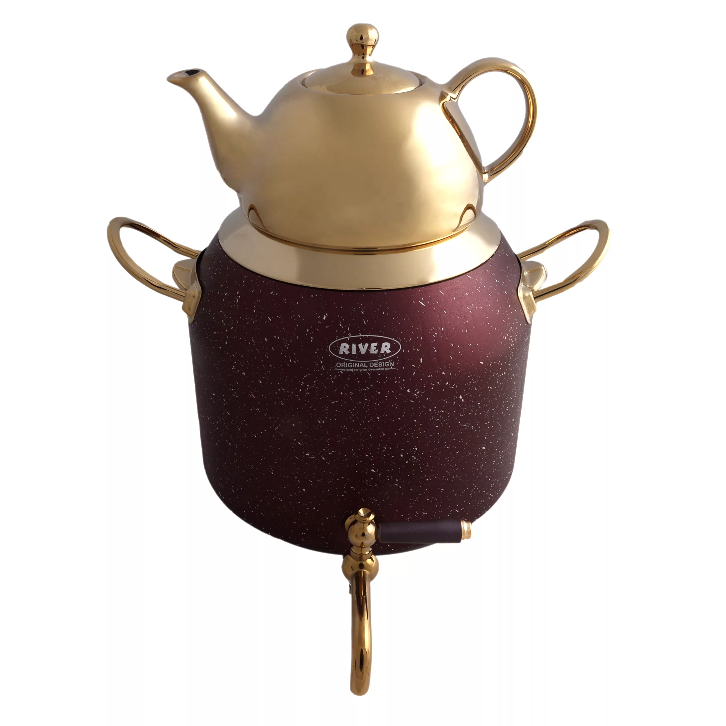 ست کتری و قوری ریور مدل گرانیتی