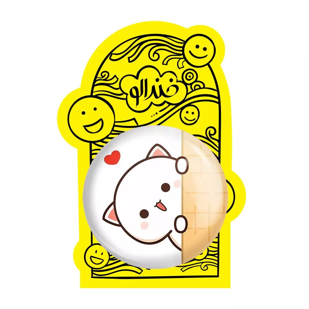 آینه جیبی خندالو مدل گربه های بامزه کد 22028