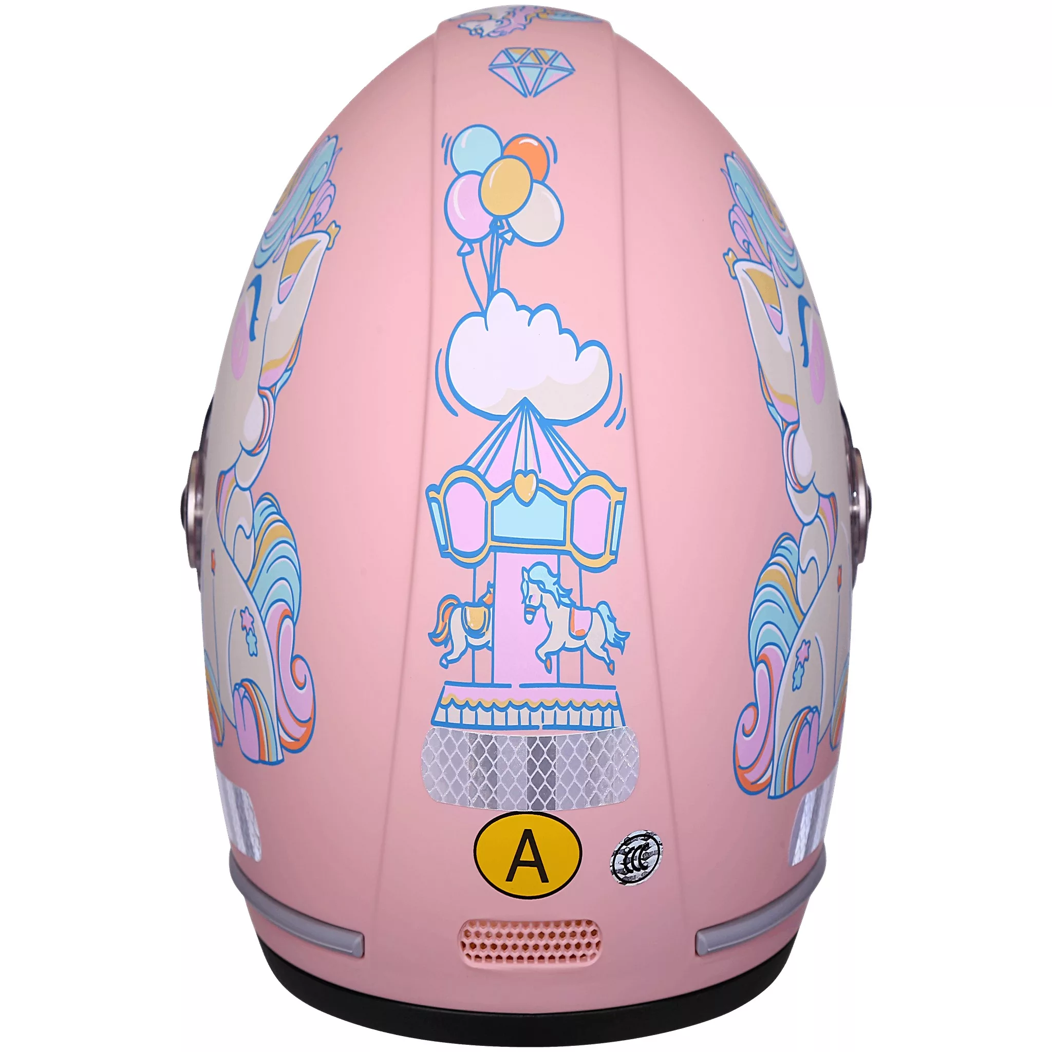 کلاه کاسکت فک دار بچه گانه مدل 128U