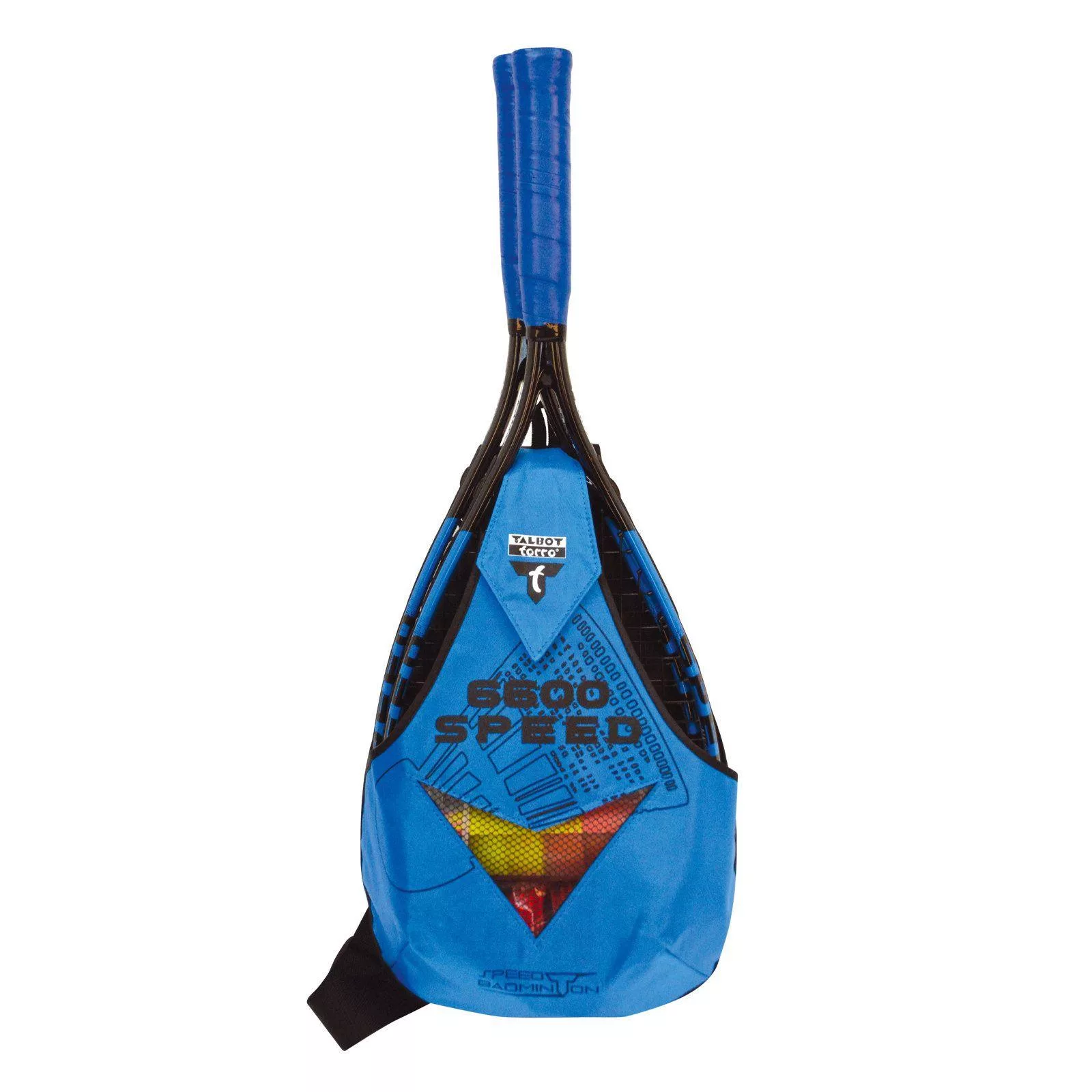 راکت بدمینتون تالبوت تورو مدل Set Speed 6600 LED بسته 2 عددی