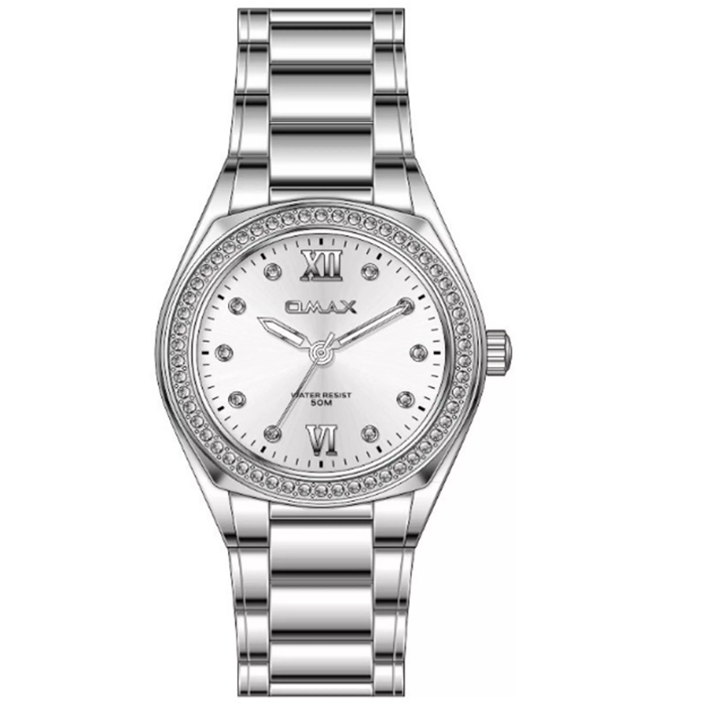 ساعت مچی عقربه‌ای کوارتز زنانه اوماکس مدل JAS016I008O