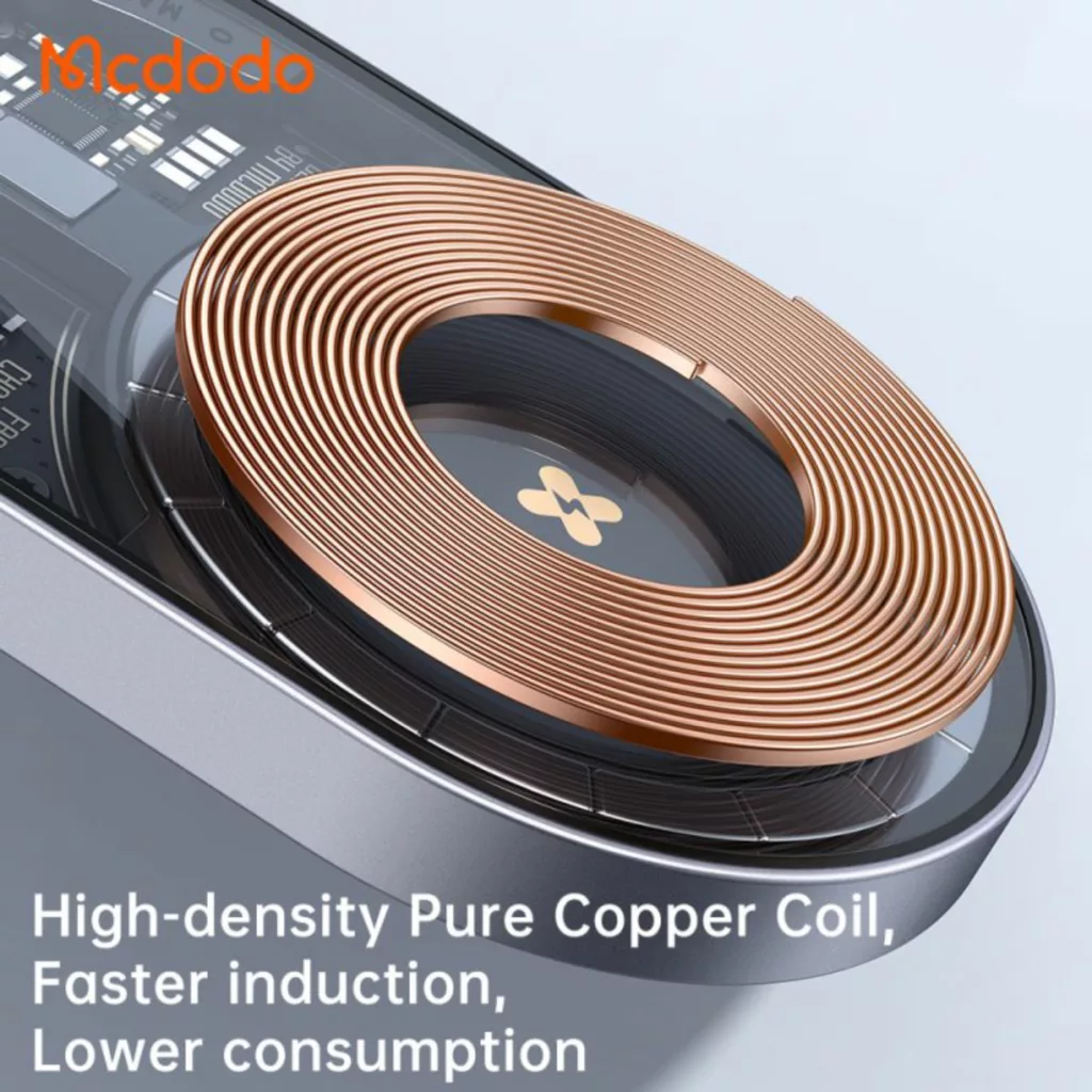 پایه نگهدارنده و شارژر بی سیم گوشی موبایل مک دودو مدل CH-2340