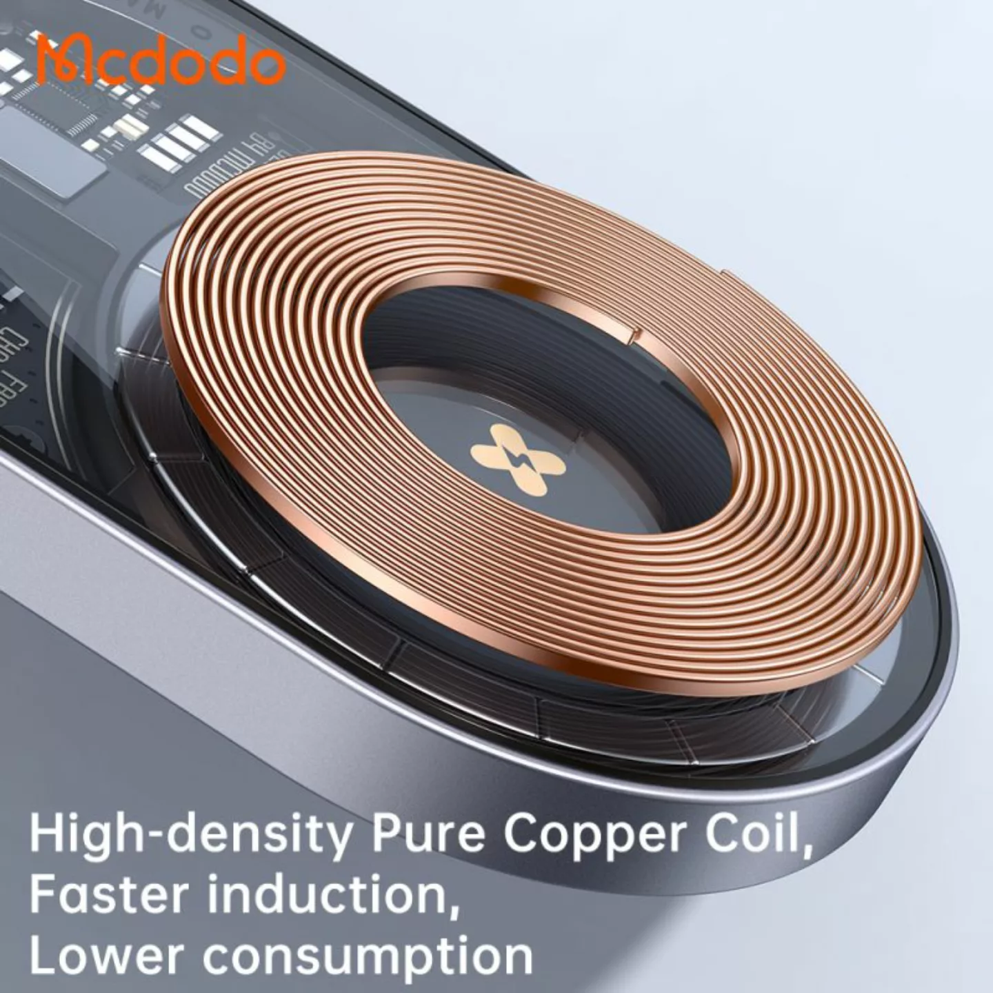 پایه نگهدارنده و شارژر بی سیم گوشی موبایل مک دودو مدل CH-2340