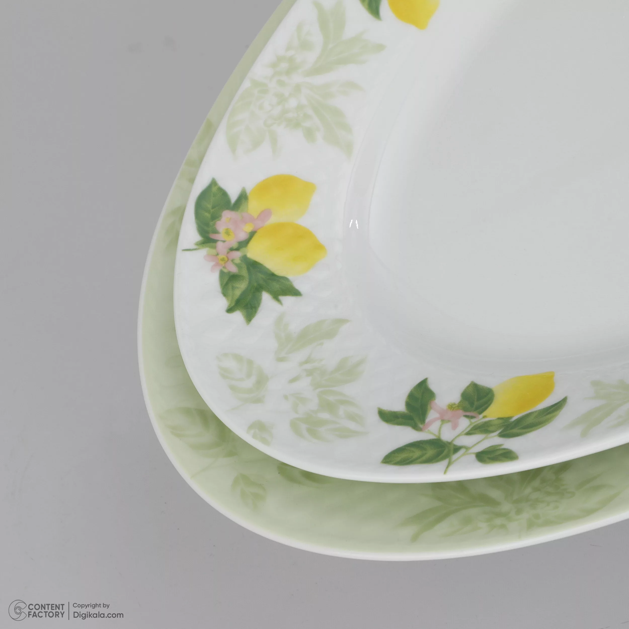 سرویس غذاخوری 28 پارچه چینی زرین ایران مدل رادیانس سیترونلا درجه یک