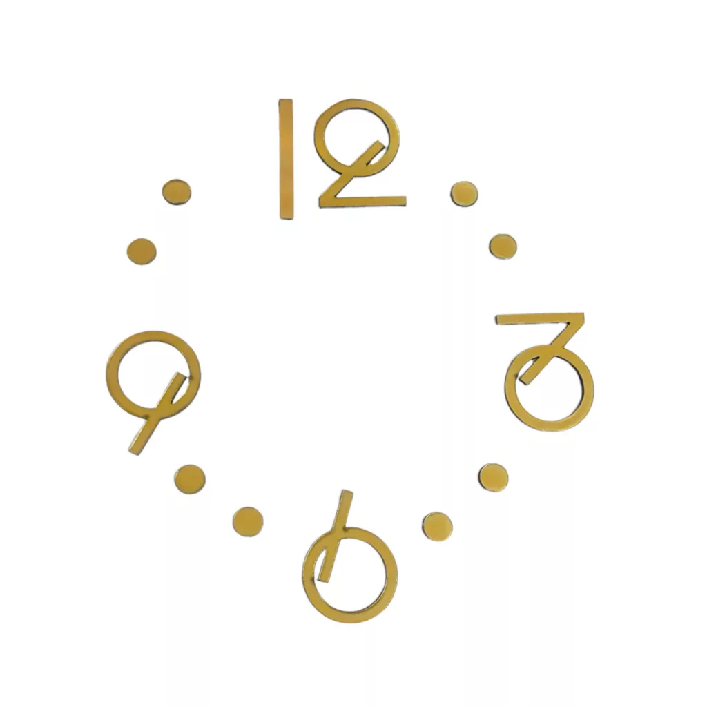 اعداد ساعت دیواری مدل فانتزی کد 184