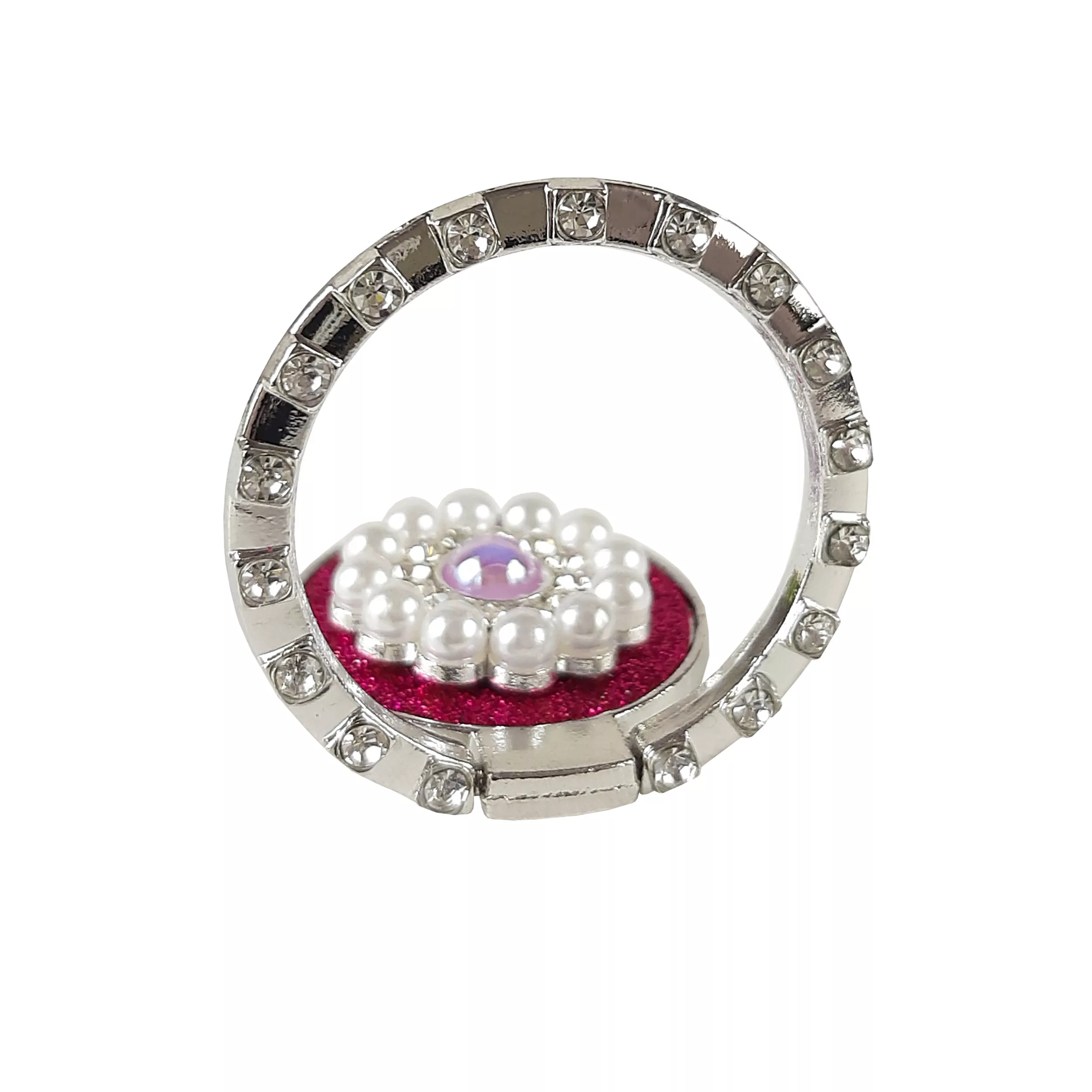 پایه نگهدارنده گوشی موبایل پاپ سوکت طرح اکلیلی مروارید مدل M10