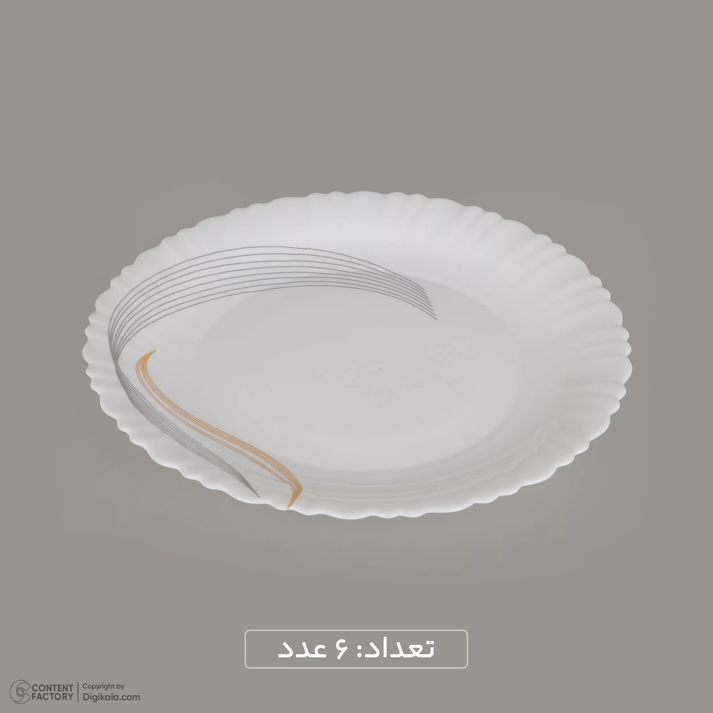 سرویس غذاخوری 25 پارچه گلدن اوپال مدل شمل کد Carine