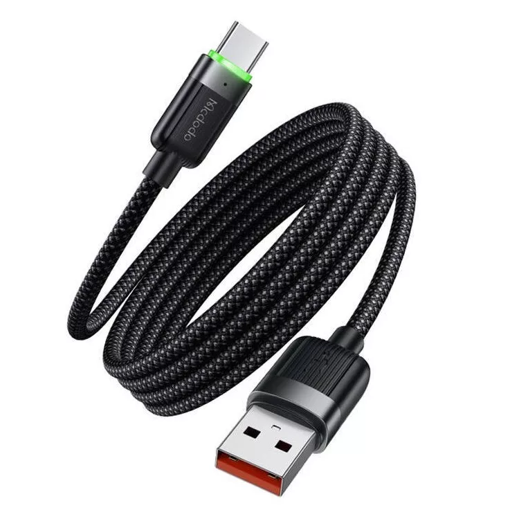 کابل تبدیل USB به USB-C مک دودو مدل CA-565 Magnetic Self-Winding طول 1.2 متر