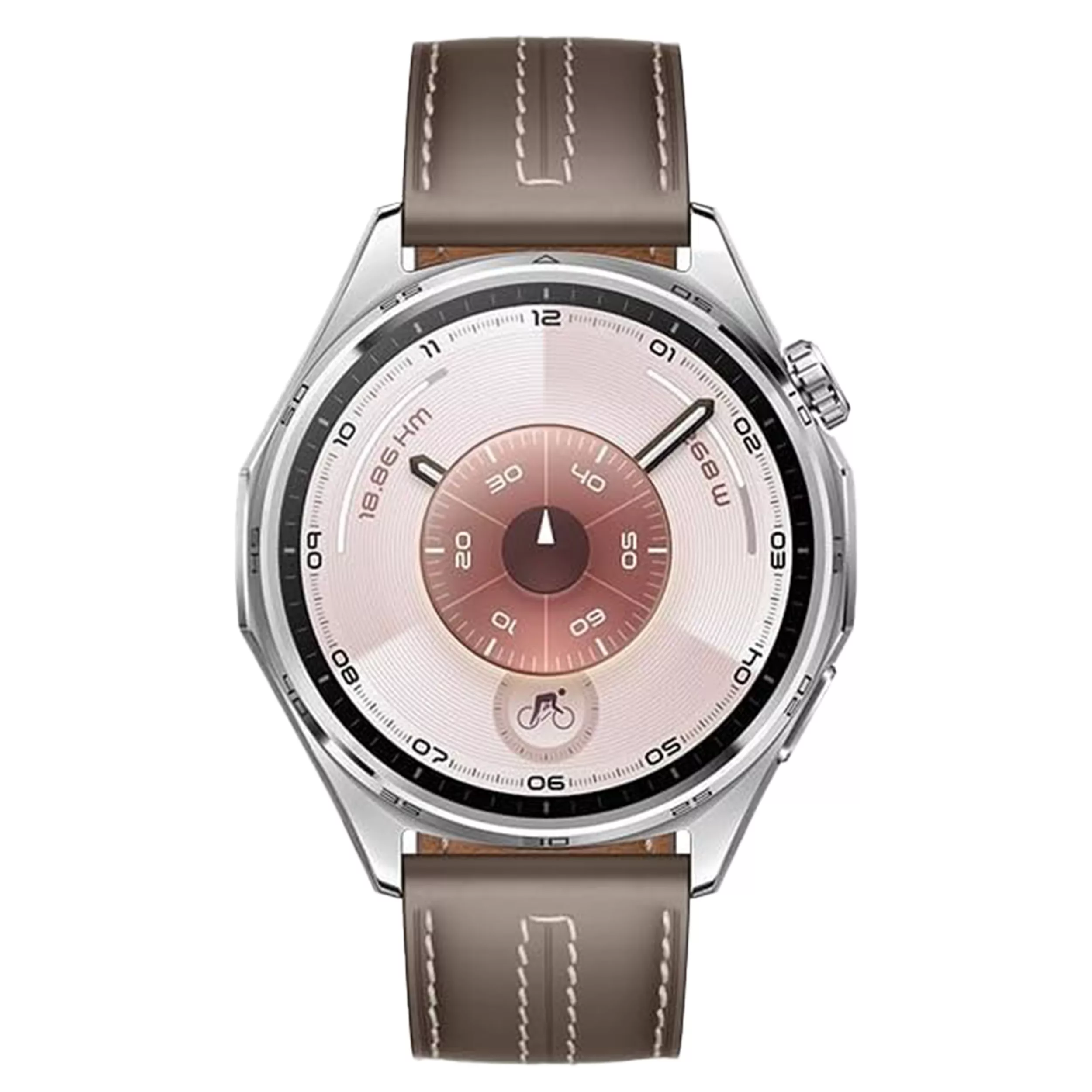 ساعت هوشمند 46 میلی متری هوآوی مدل WATCH GT 6 با بند چرم مصنوعی