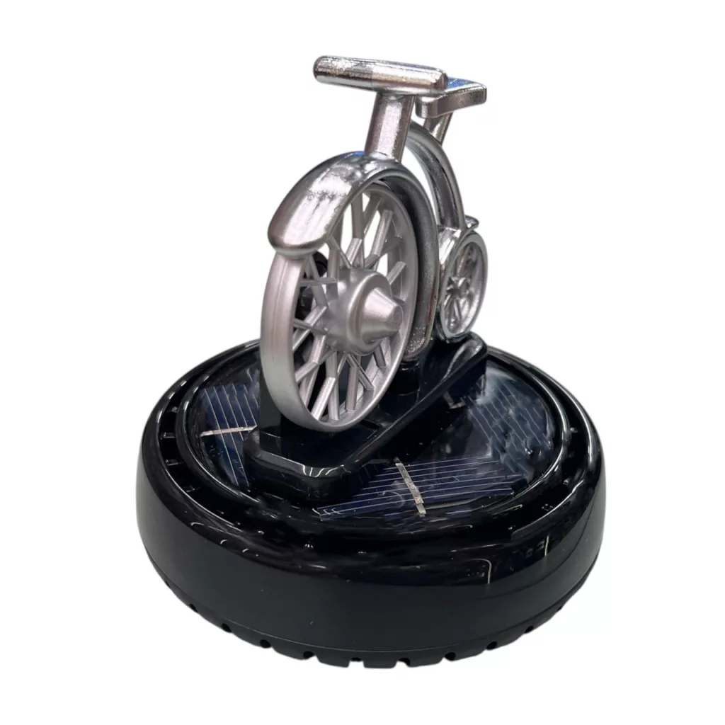 خوشبو کننده خودرو مدل سولار خورشیدی چرخشی طرح دوچرخه نوستالژی کد BLK