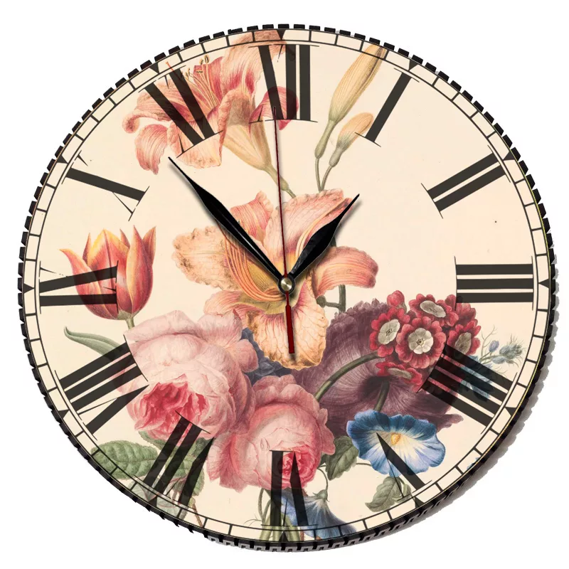 ساعت دیواری مدل دسته گل