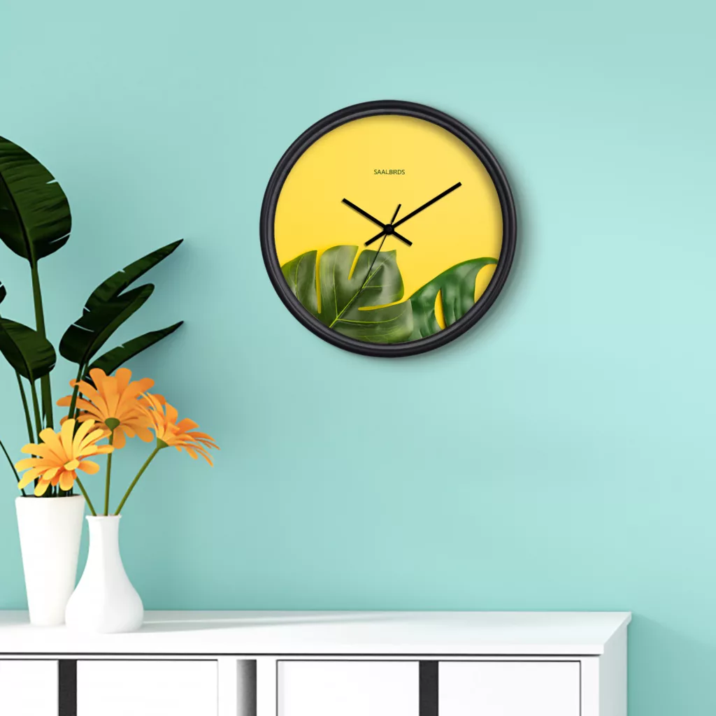 ساعت دیواری سال بردز مدل برگ انجیری