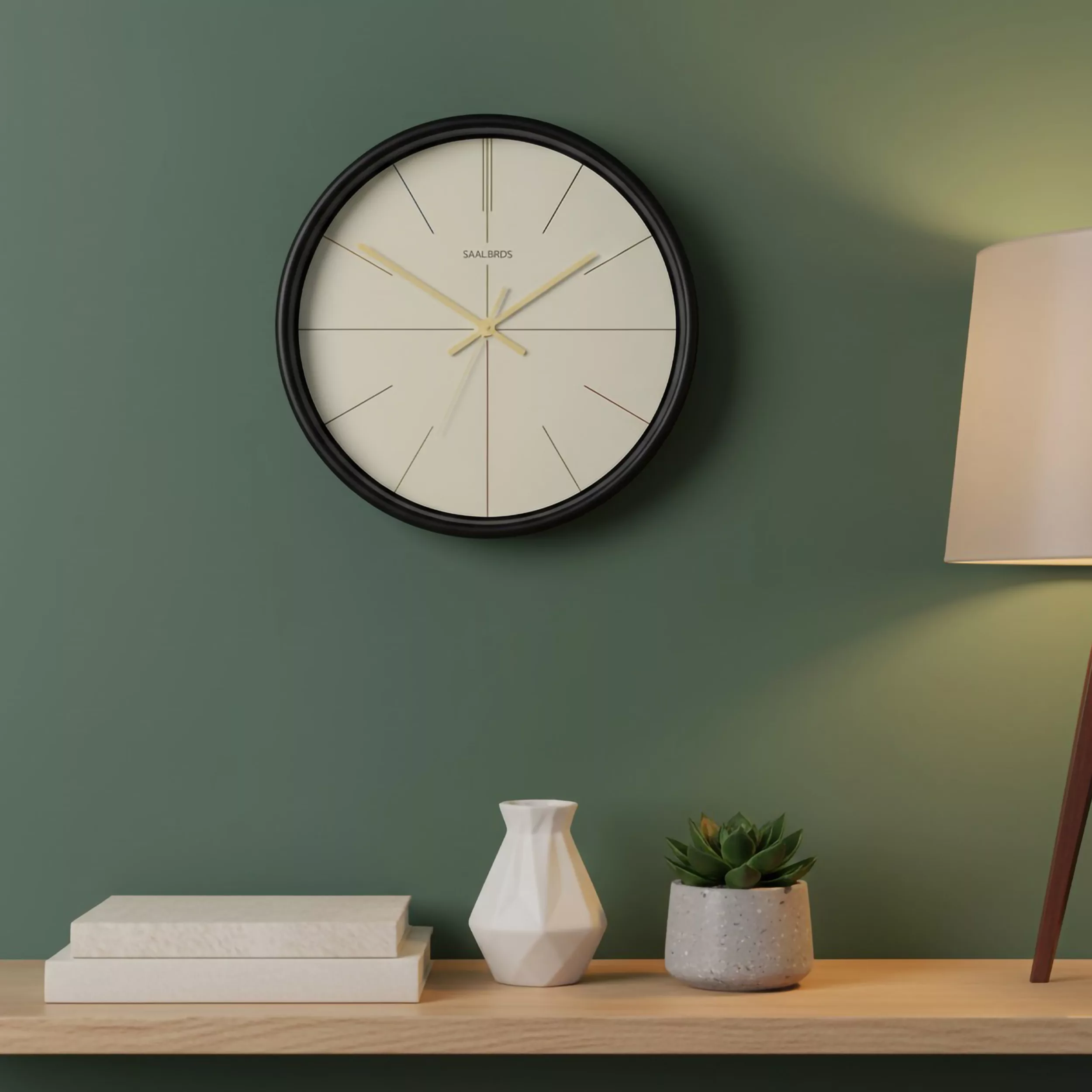 ساعت دیواری کوارتز سال بردز طرح مینیمال مدل CW-944TL