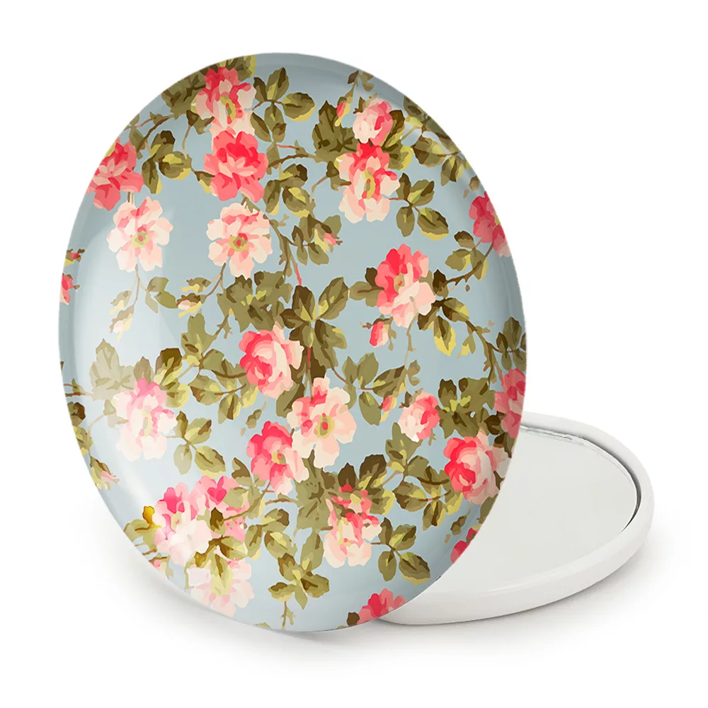 آینه جیبی خندالو طرح گل گلی مدل تاشو کد 29038