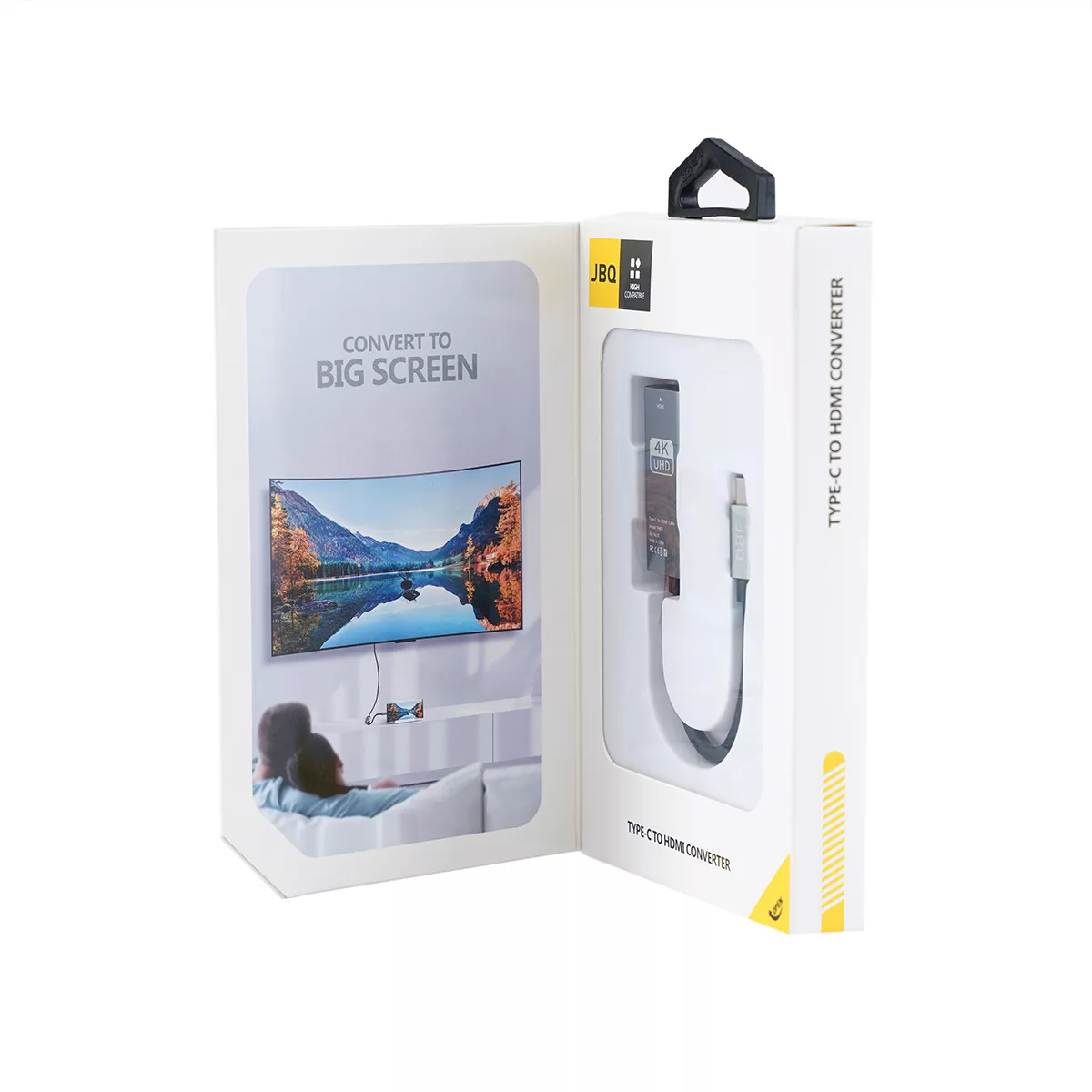 مبدل USB-C به HDMI جی بی کیو مدل HDT-01 طول 20 سانتی متر