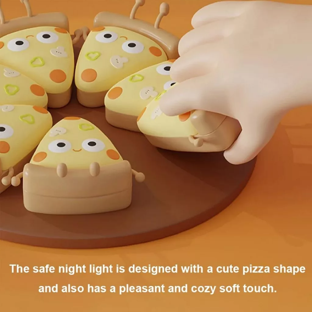 چراغ خواب اتاق کودک مدل پیتزا