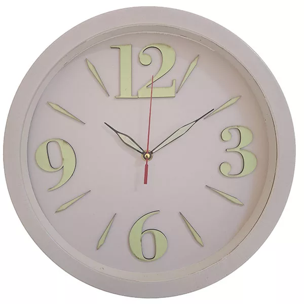 ساعت دیواری کوارتز مدل شبنما کد 4040903W