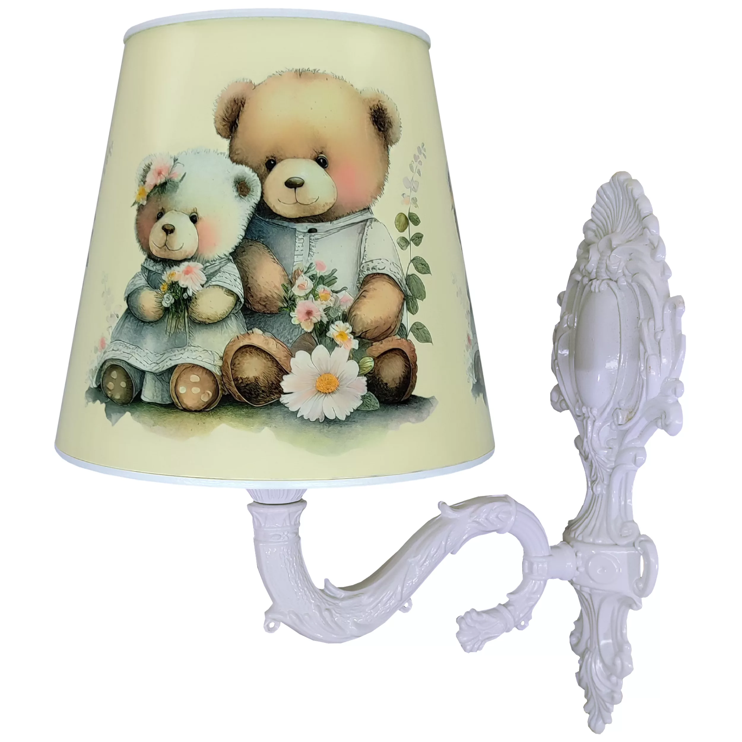 چراغ خواب اتاق کودک مدل خرس و گل 2 چراغ خواب اتاق کودک مدل خرس و گل 2