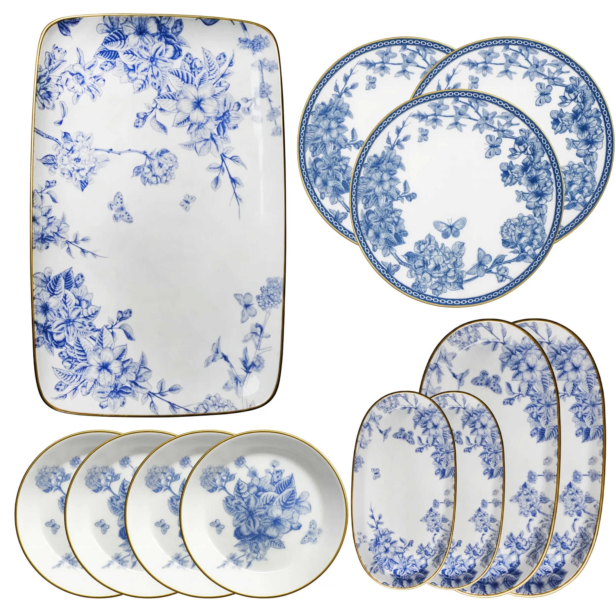 سرویس صبحانه‌خوری 12 پارچه 6 نفر مدل GUNOL