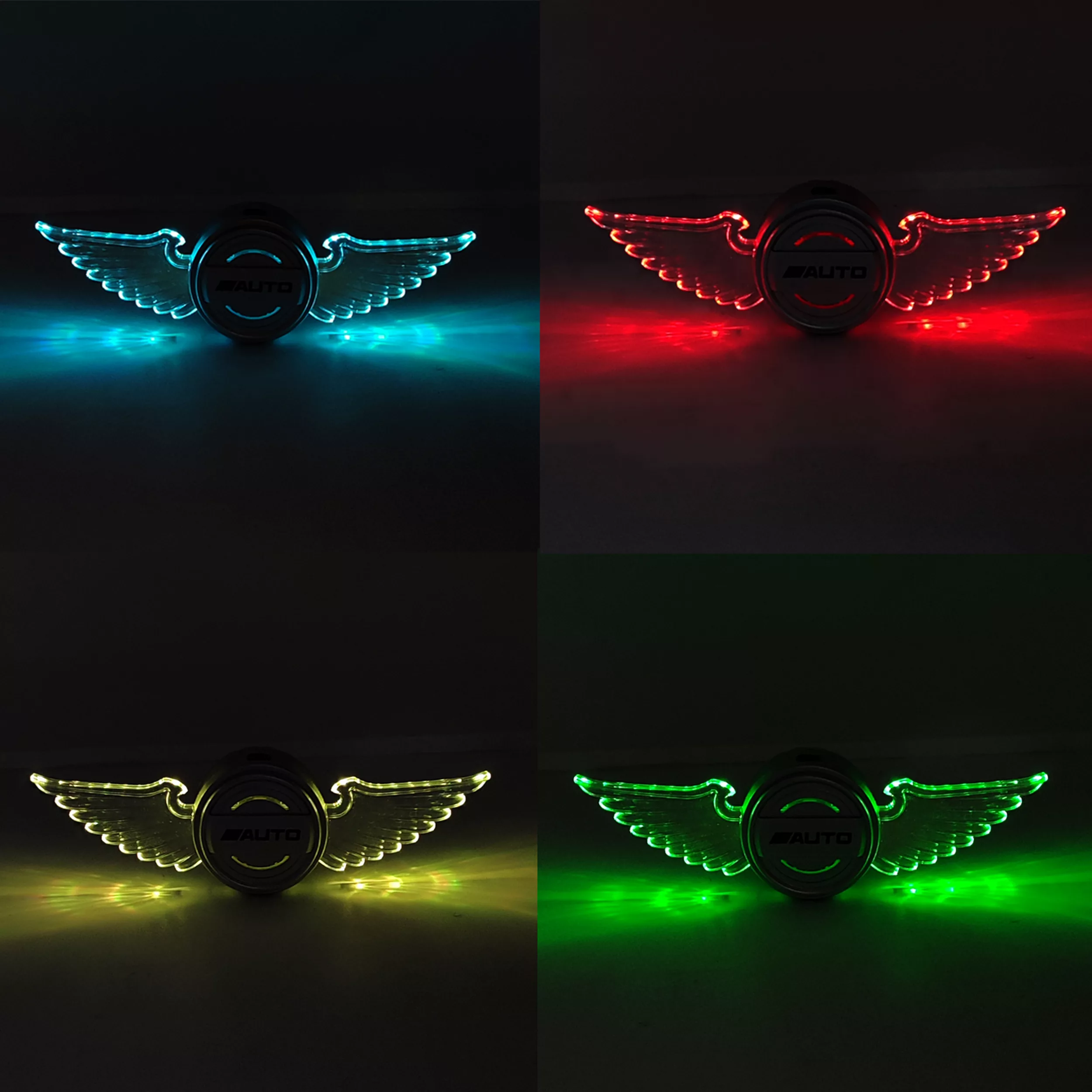 خوشبوکننده خودرو مدل چراغ دار طرح بال فرشته