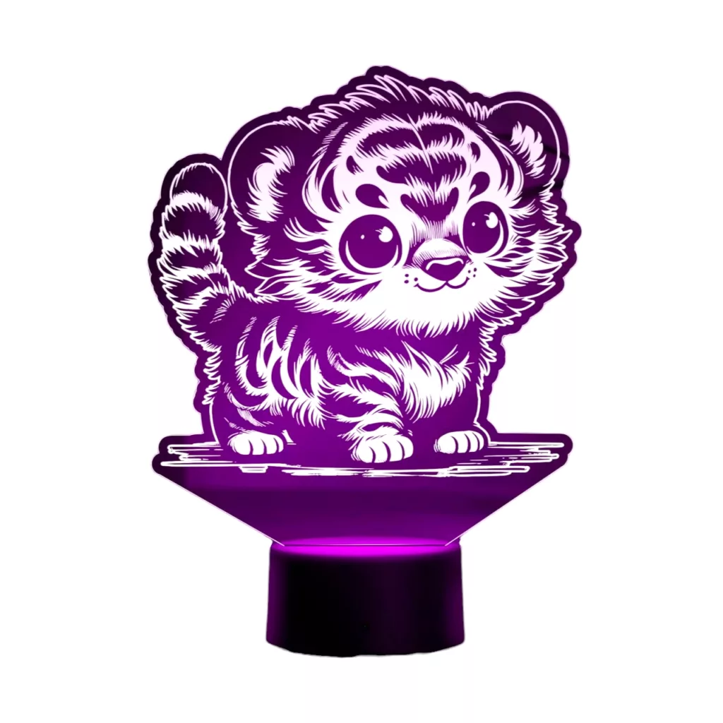 چراغ خواب اتاق کودک مدل بالبینگ بچه شیر