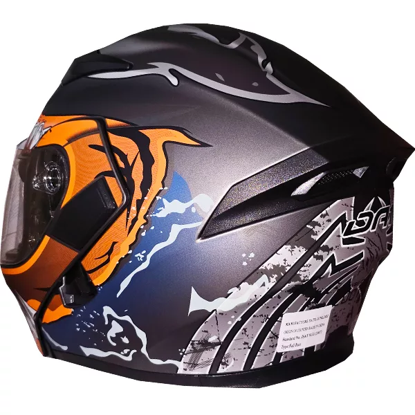 کلاه کاسکت دی ای وان مدل فک متحرک عینکدار کد DA_101