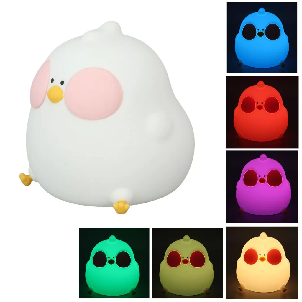 چراغ خواب کودک مدل جوجه سیلیکونی کوکو 18180005