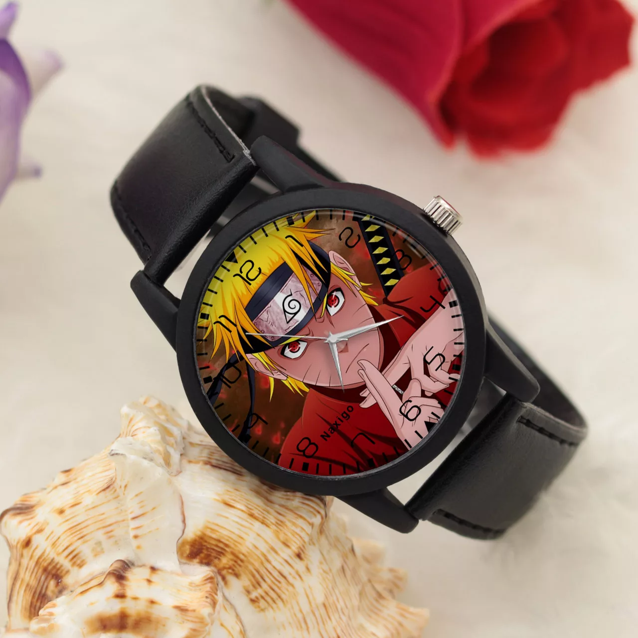 ساعت مچی عقربه ای ناکسیگو مدل ناروتو کد LF6799