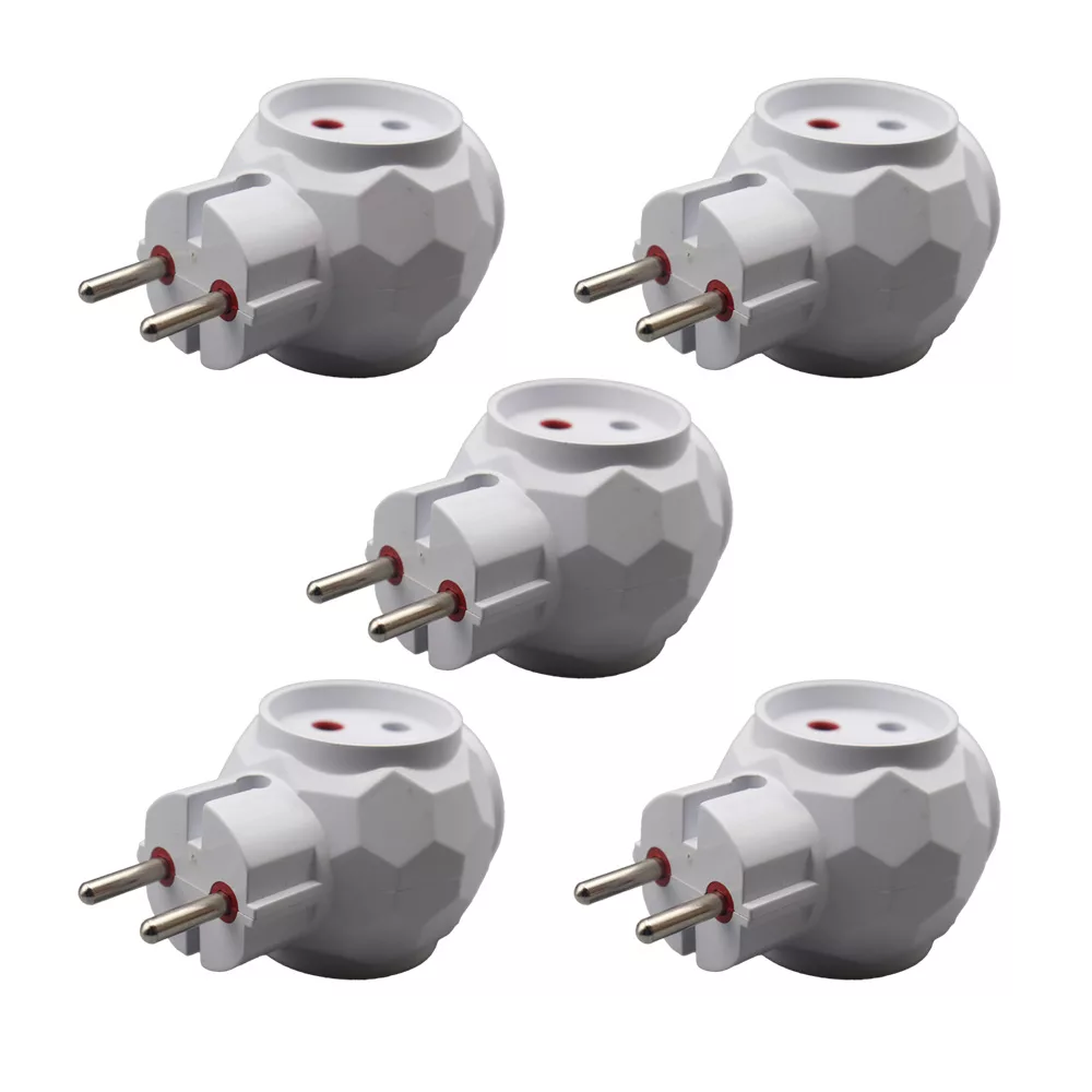 سه راهی برق مدل توپی بسته 5 عددی