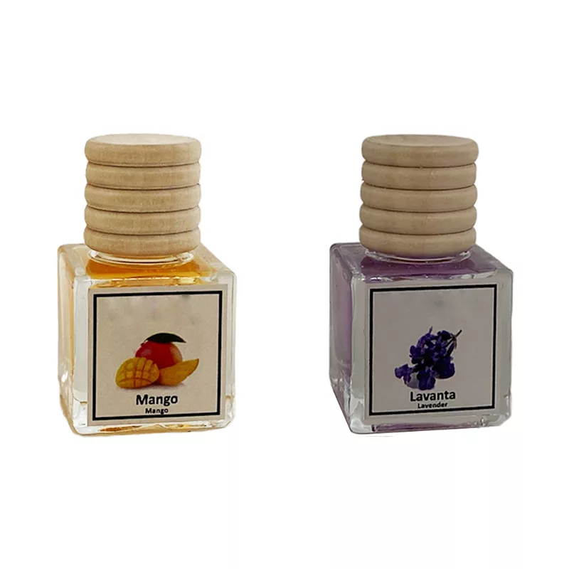 خوشبوکننده خودرو مدل انبه و لوندر حجم 10 میلی لیتر مجموعه 2 عددی