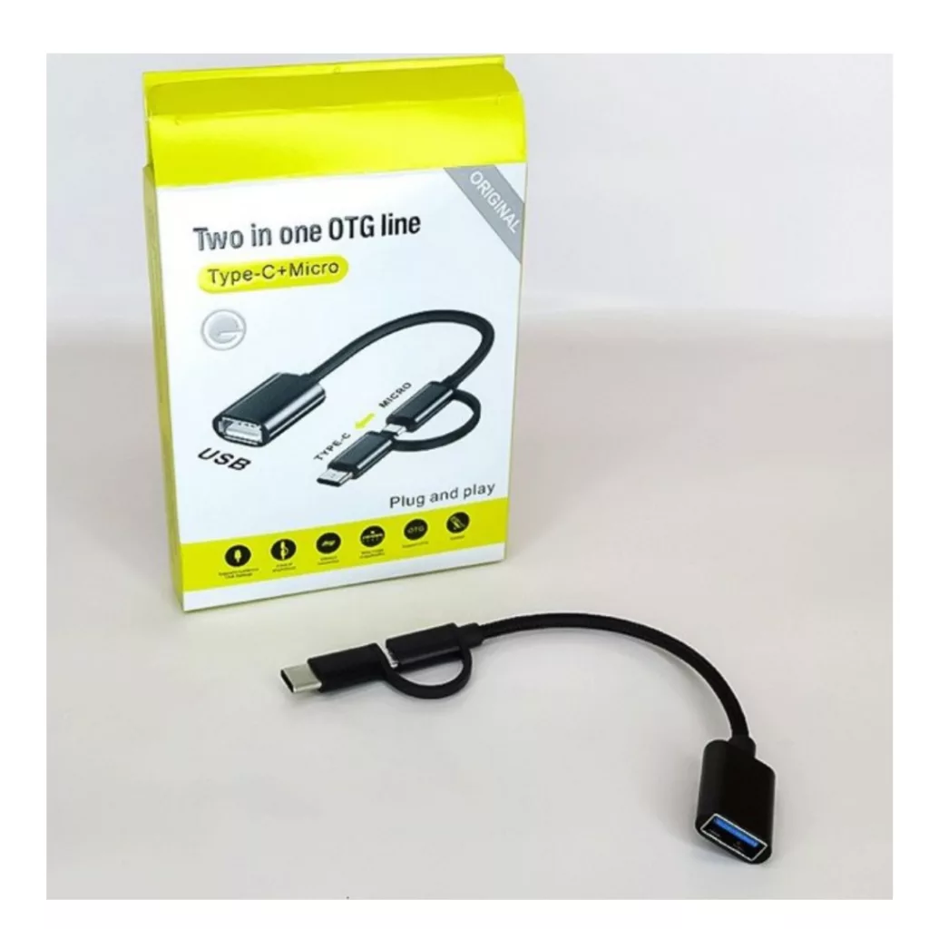 مبدل OTG microUSB/ USB-C به USB 3.0 کد 02